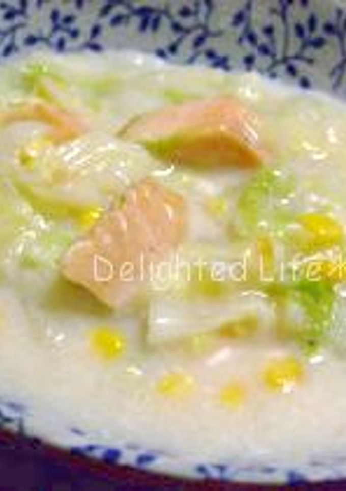 白菜と鮭のクリーム煮-レシピのメイン写真