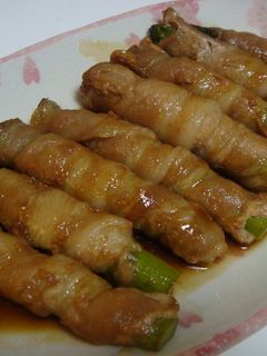 ママお弁当に入れて♡アスパラの豚肉巻き-レシピのメイン写真