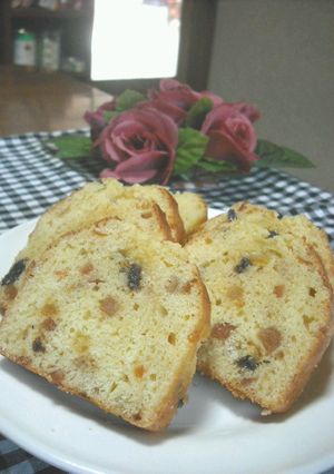 しっとりドライフルーツのパウンドケーキ-レシピのメイン写真