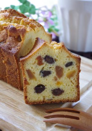 グランマルニエ漬けドライフルーツケーキ-レシピのメイン写真