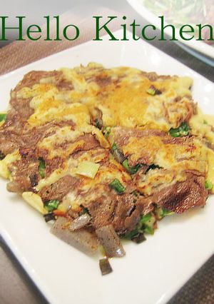 ねぎたっぷり♪お味さっぱり♪簡単ねぎ焼き-レシピのメイン写真