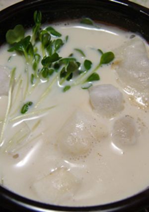 簡単✿餅入り豆乳スープ✿-レシピのメイン写真