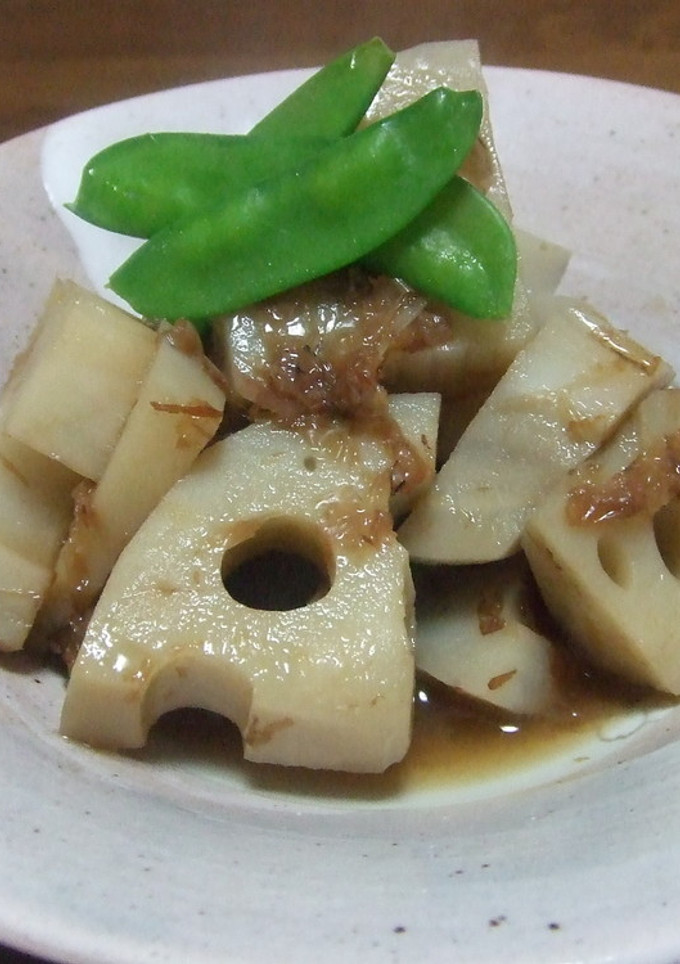 ☆かつお節の旨みたっぷりれんこんの煮物☆-レシピのメイン写真