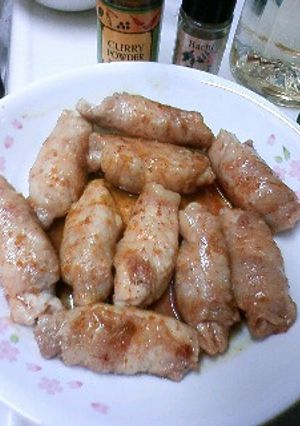 肉巻きポテトチーズ☆カレー風味☆-レシピのメイン写真