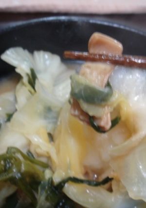 もつ鍋でお雑煮-レシピのメイン写真