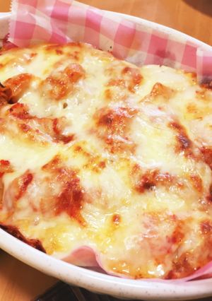 居酒屋メニュー☆お餅のキムチーズ焼き-レシピのメイン写真