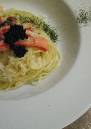 ♡カニ缶でＺＥＰＰＩＮクリームパスタ♡　-レシピのメイン写真