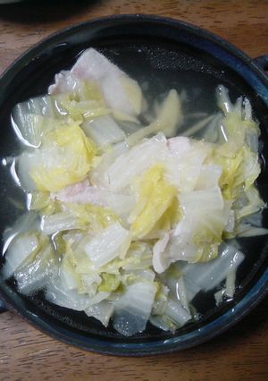 鍋におまかせ✰水なしで≪塩豚白菜≫-レシピのメイン写真