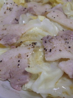 レンジですぐでき!豚バラキャベツ蒸し-レシピのメイン写真