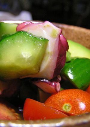 タコと野菜の漬けサラダ。-レシピのメイン写真