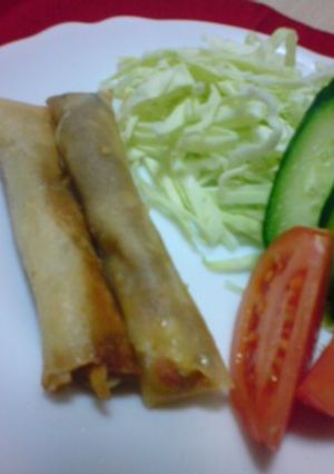 残りカレーでチーズ春巻♪-レシピのメイン写真