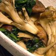 舞茸ダイエット!舞茸とほうれん草のソテー