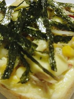 カニカマ+ツナ+マヨ醤油トースト-レシピのメイン写真