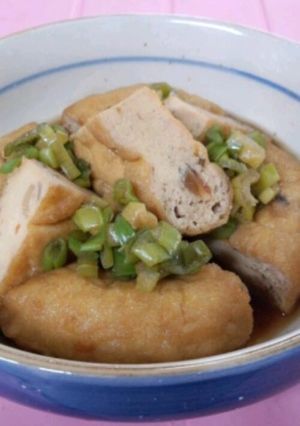 １５分で♡がんもの煮物♡～ネギのせ～-レシピのメイン写真