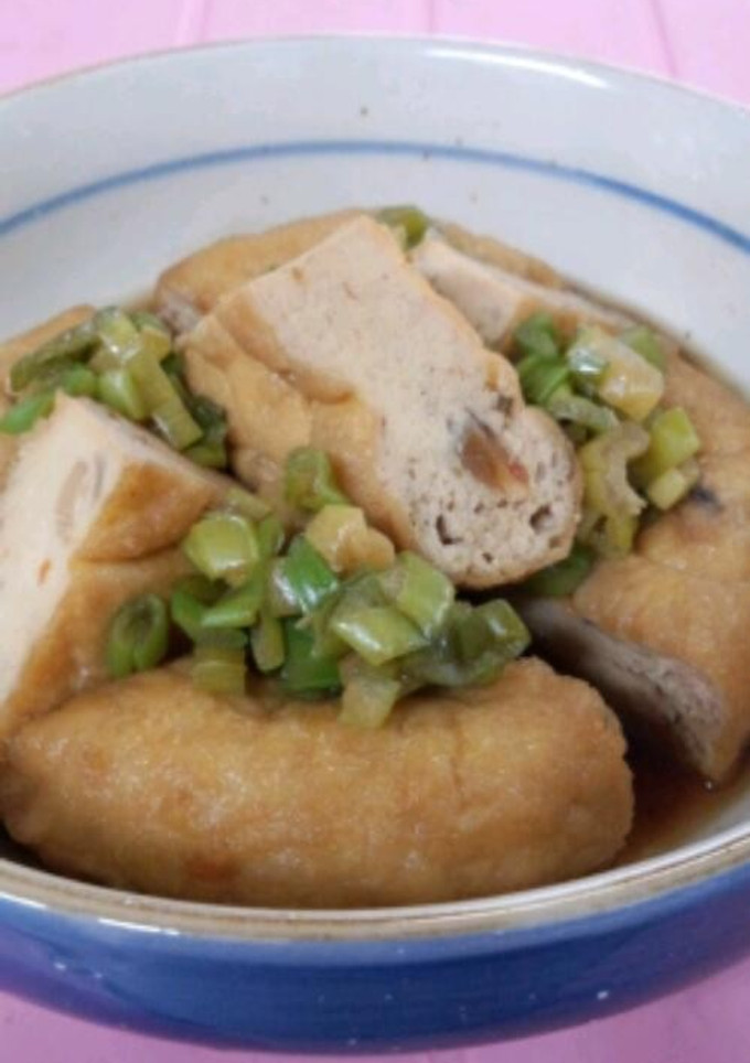 １５分で♡がんもの煮物♡～ネギのせ～-レシピのメイン写真
