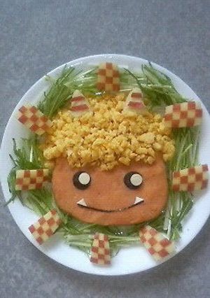 節分に☆赤鬼ポテトサラダ-レシピのメイン写真