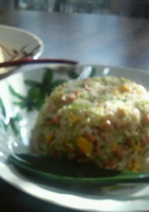 ＊お魚ソーセージ＆キャベツのバター炒飯＊-レシピのメイン写真