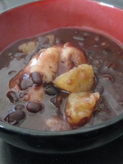 ゆで小豆でぜんざい (鏡開き)-レシピのメイン写真