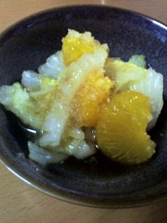 白菜とみかんのみぞれ和え-レシピのメイン写真