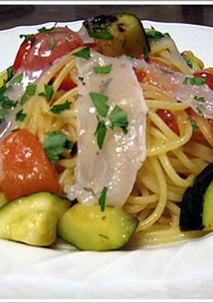 大理石で熟成した豚の背脂、ラルドのパスタ-レシピのメイン写真