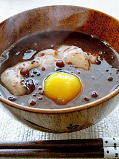 ゆであずき缶で簡単ぜんざい-レシピのメイン写真