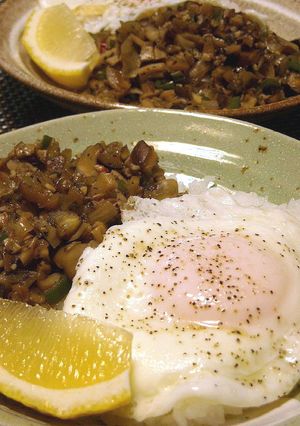舞茸ダイエット！　ガパオ風ごはん-レシピのメイン写真