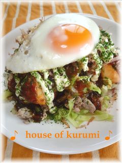 ♪お餅&キャベツでお好み焼き風♪-レシピのメイン写真