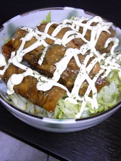 鷄のむね肉テリマヨ丼-レシピのメイン写真