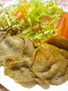 豚ロースの生姜焼き-レシピのメイン写真