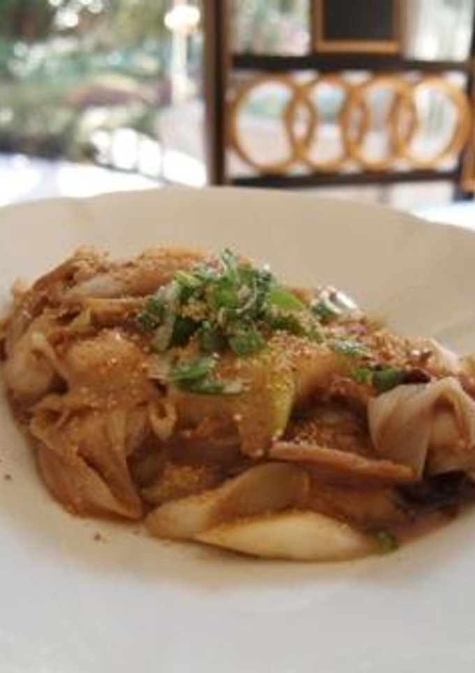 中華風お餅とねぎのうま炒め-レシピのメイン写真