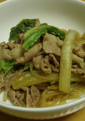 残った白菜と残ったマロニーの炒め煮-レシピのメイン写真