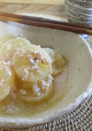 すぐできる!大根と鶏挽き肉のあんかけ-レシピのメイン写真