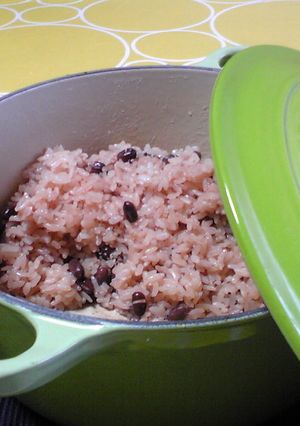 お鍋で作る赤飯-レシピのメイン写真