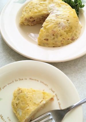 レンジで簡単♪スパニッシュオムレツ-レシピのメイン写真