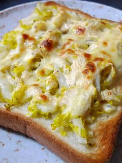 白菜の明太マヨチーズトースト-レシピのメイン写真