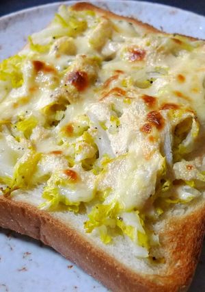 白菜の明太マヨチーズトースト-レシピのメイン写真
