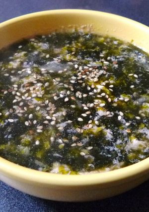 海苔と卵の中華風スープ-レシピのメイン写真
