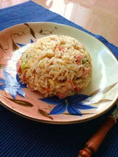 おさかなソーセージ&ツナのチャーハン-レシピのメイン写真