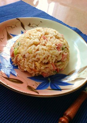 おさかなソーセージ＆ツナのチャーハン-レシピのメイン写真