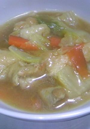 白菜と鶏肉のカレー煮込み-レシピのメイン写真