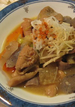 豚のもつ煮-レシピのメイン写真