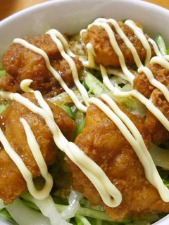 楽チン☆唐揚げサラダ丼-レシピのメイン写真