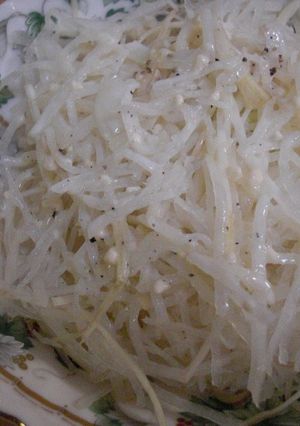 冬野菜の真っ白サラダ☆クリチドレッシング-レシピのメイン写真