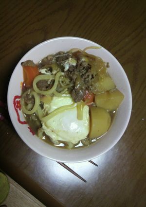 肉じゃがうどん-レシピのメイン写真