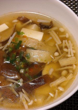 きのこダイエット！ピリ辛スープ-レシピのメイン写真