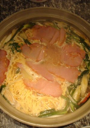 寒い時には★鍋焼きラーメン★-レシピのメイン写真