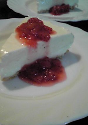ふんわりレアチーズケーキ-レシピのメイン写真