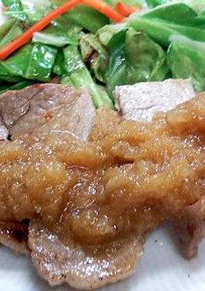 豚焼きをおろしドレッシングでさっぱりと-レシピのメイン写真