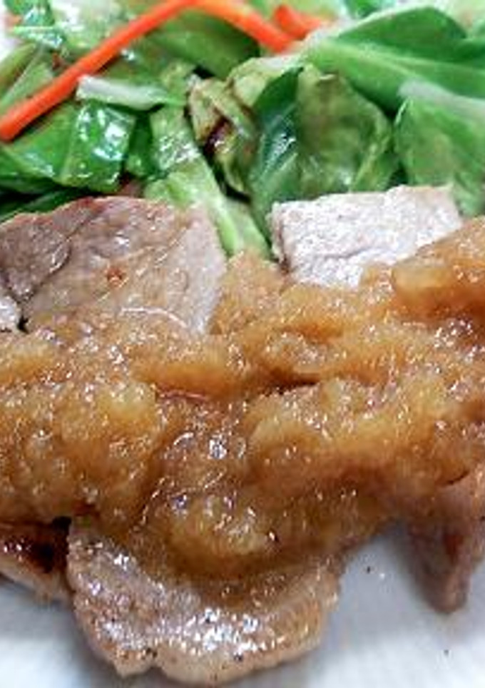 豚焼きをおろしドレッシングでさっぱりと-レシピのメイン写真