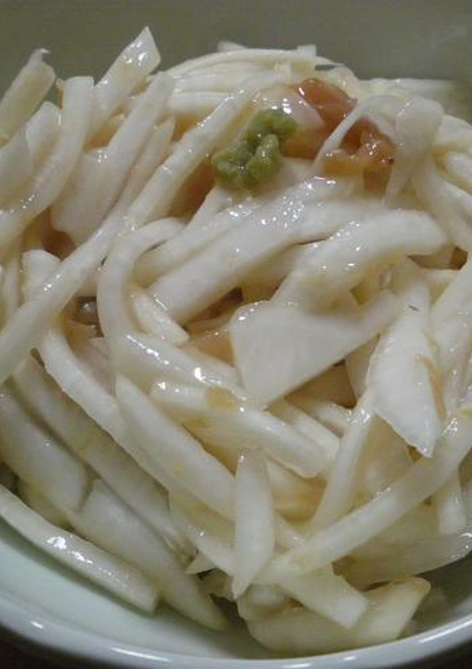 かぶの皮の梅わさび和え-レシピのメイン写真
